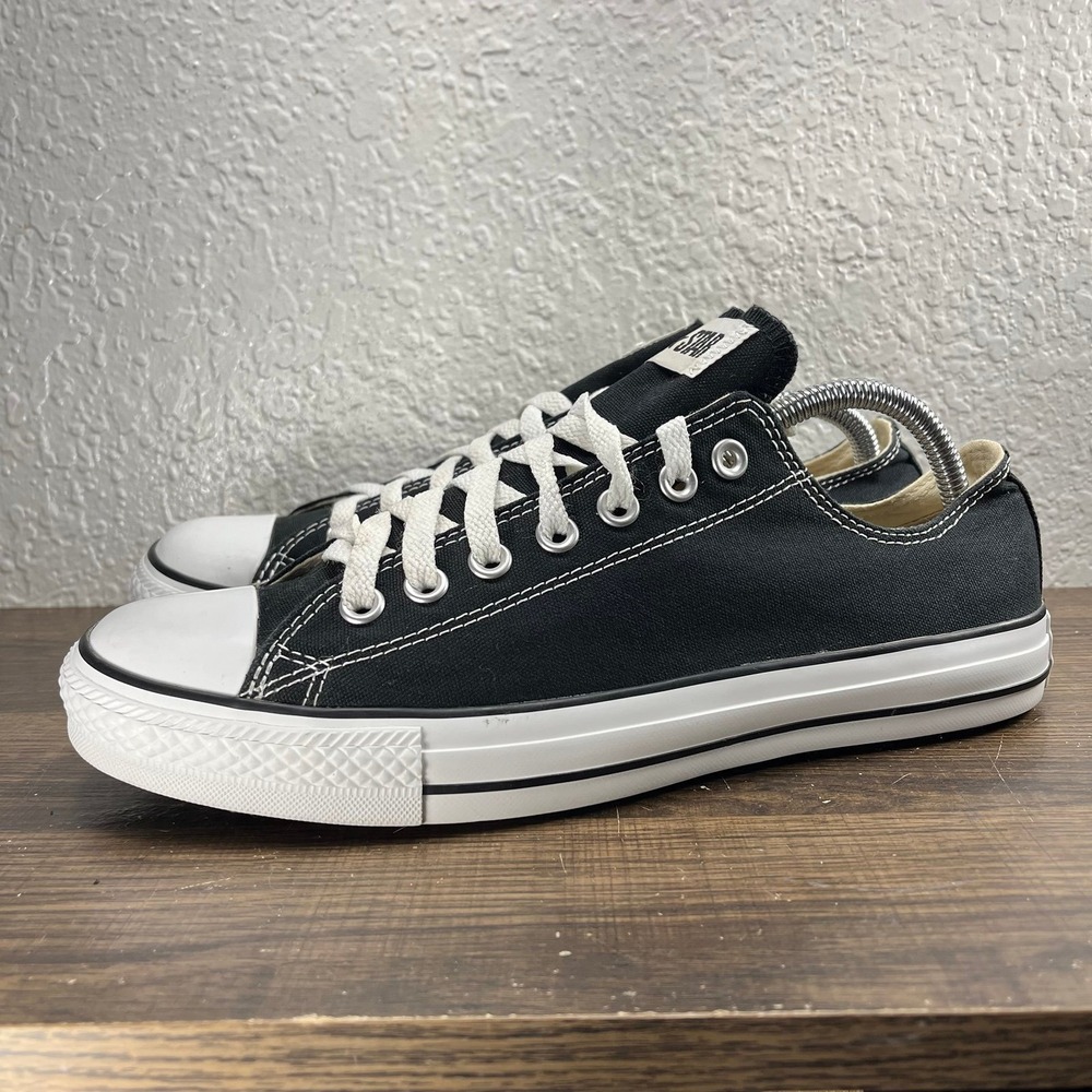 Converse Chuck Taylor All Star Low Black Unisex Shoes - M 9 - W 11 - Picture 2 of 12